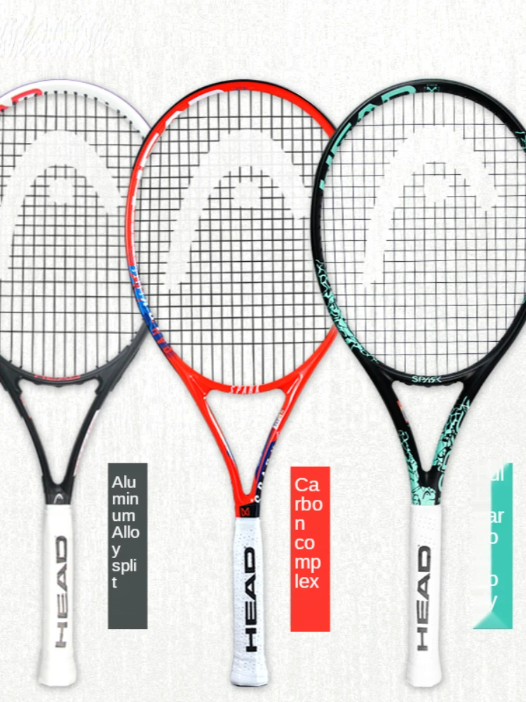 New tennis racket with bags sport for men women full carbon for beginners with bag