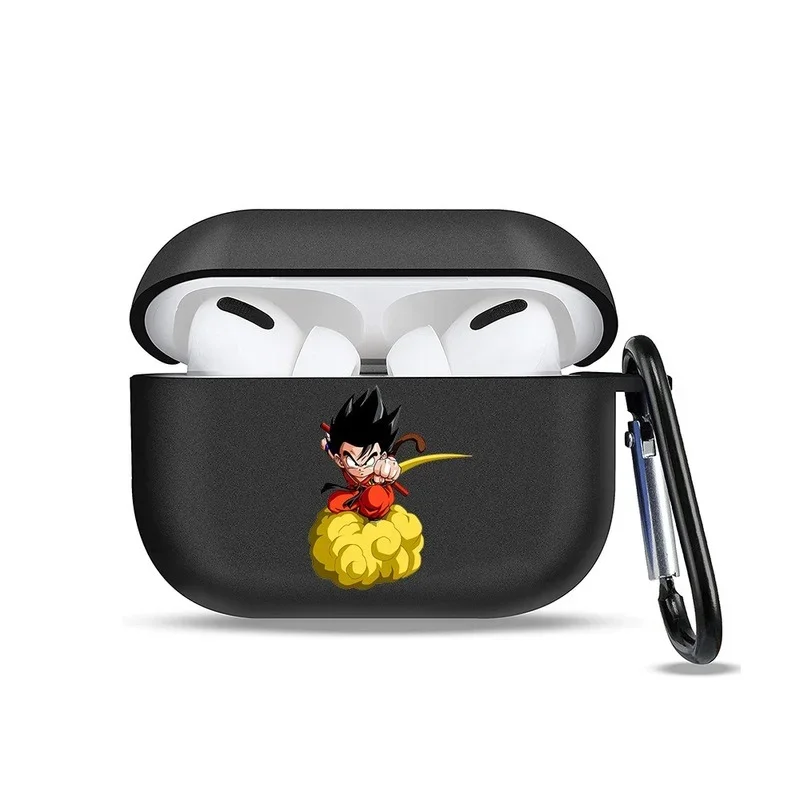 Dragon Ball Son Goku Silicone Protective Case for AirPods 1 2 3 Pro Cute Anime Color Painting Wireless Bluetooth Earphone Cover airpods case