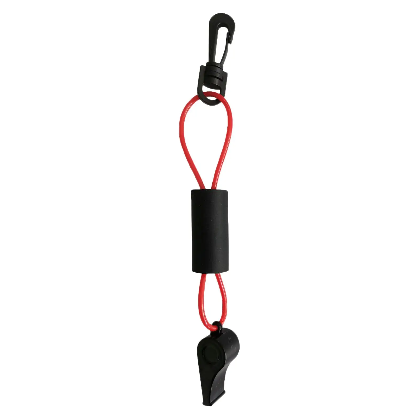 

Marine Sailboat Whistle with Lanyard Accessories Red and Black Color Water Survival Whistle for Outdoor Survival Sturdy