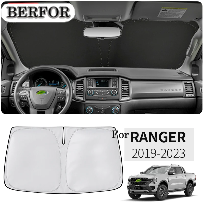 For Ford Ranger XLT&Sport-Car Nano-Insulat Windshield Sunshade Front Window Sun Shade Visor Auto Interior Accessories
