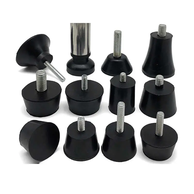 M6 M8 M10 Rubber Adjustable Feet Pad Feet Pad With Screw Table Chair Balck Leveling Foot Pad Furniture Leg Anti-shock Protection - Image 4