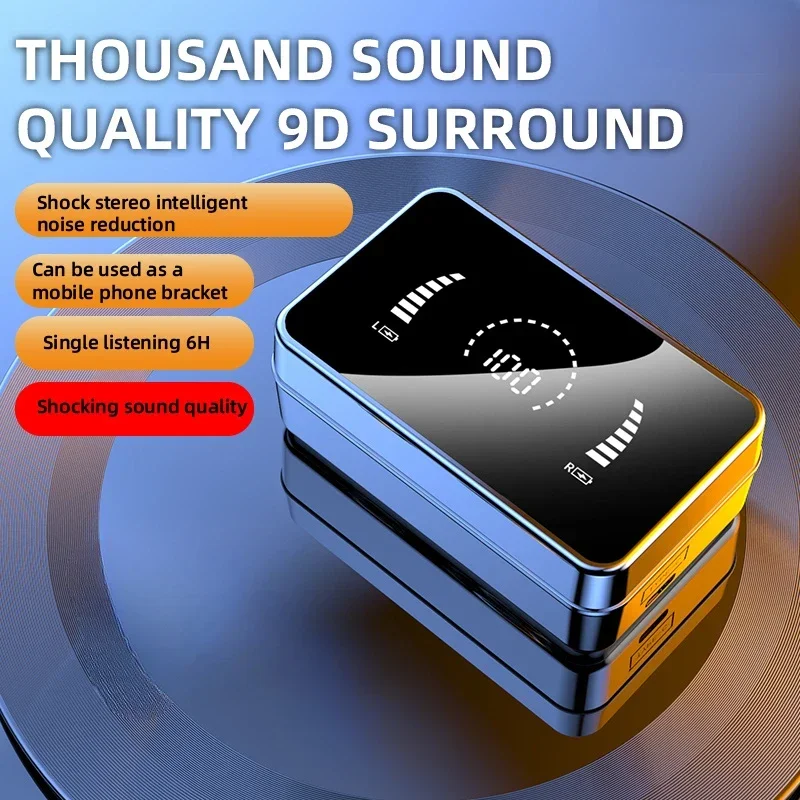 Wireless Earphones Bluetooth Headphones Touch Control Noise Reduction