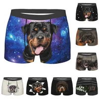 Custom Rottweiler Dog Boxer Shorts For Homme 3D Print Male Underwear Panties Briefs Breathbale Underpants 1