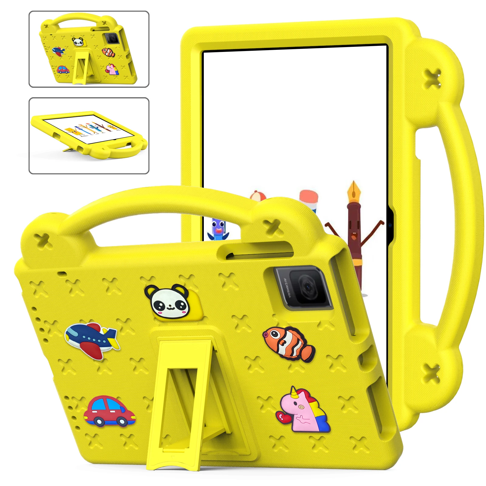 Kids Shockproof Tablet Case with Handle & Stand