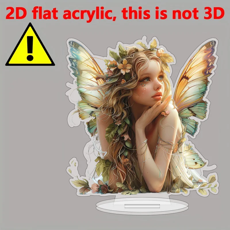 Christmas Elf Acrylic Tabletop Decor with Stand-Festive Desk Ornament, Perfect for Home And Office Holiday Decoration, Ideal G