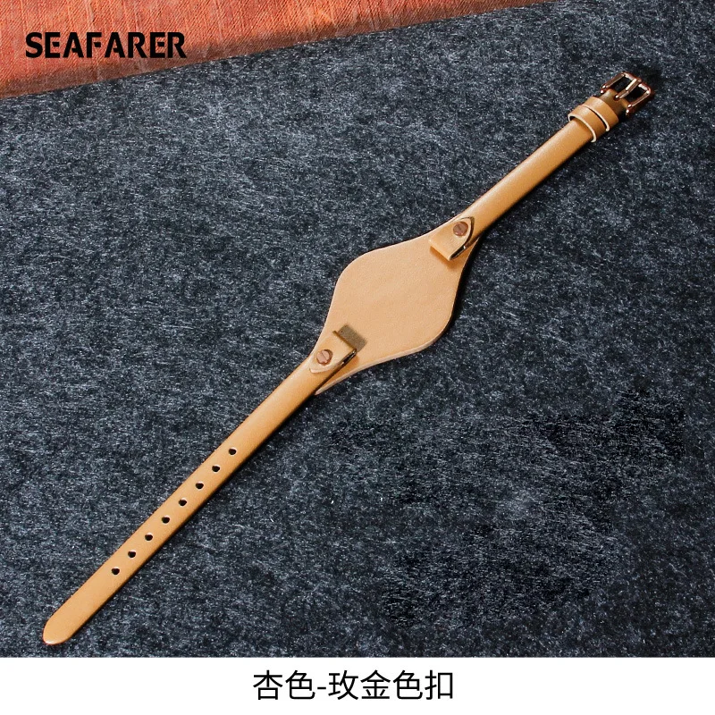 Genuine Leather Women's 8mm Watch Strap Bracelet