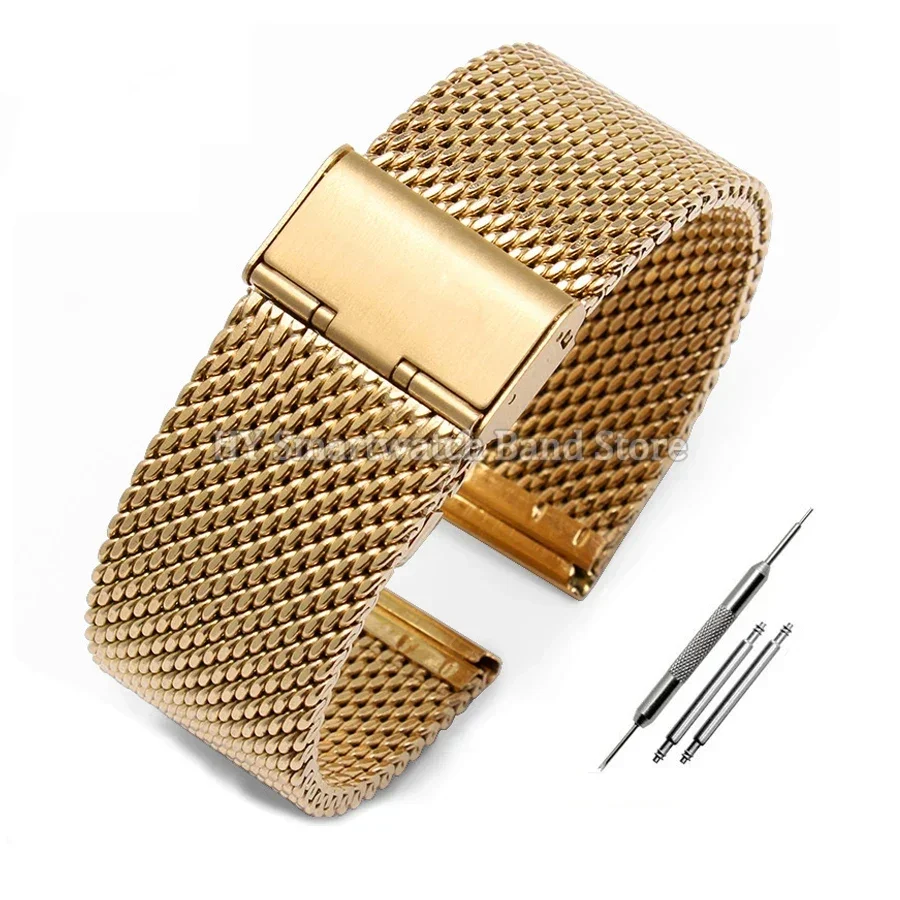 Stainless Steel Milanese Mesh Bracelet Replacement Wristband
