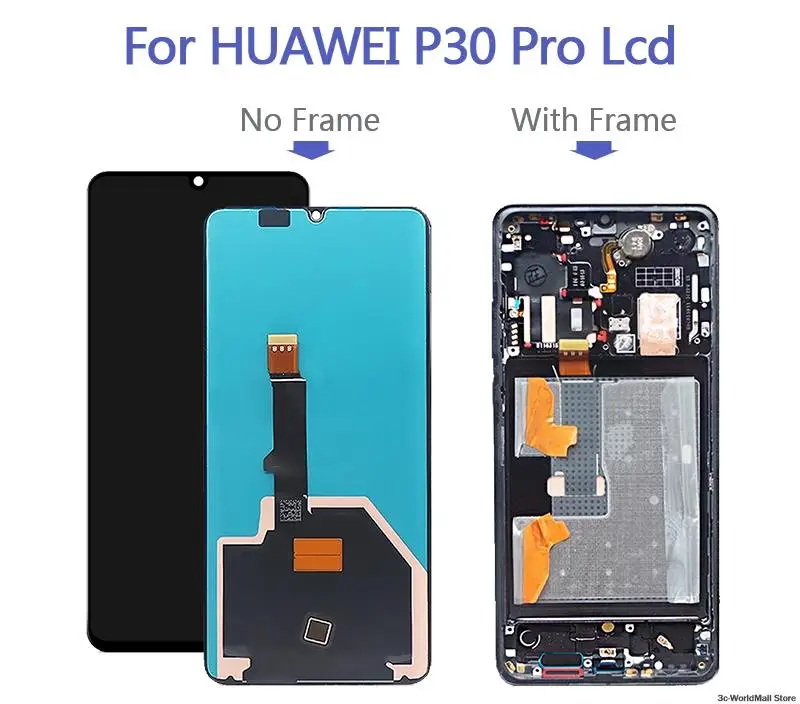 

Original AMOLED For Huawei P30 PRO LCD For Huawei P30 Pro LCD Display LCD Screen Touch Digitizer Assembly VOG-L29