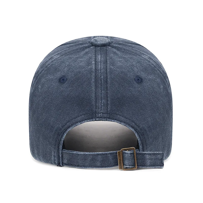 Baseball Cap Men's Three-Dimensional Embroidery Soft Cotton Distressed Faded