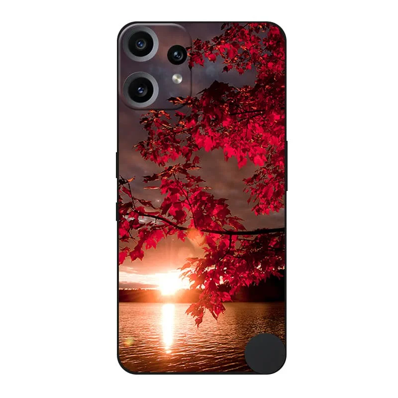 Premium Shockproof Black Silicone Phone Case - Sleek Protective Cover