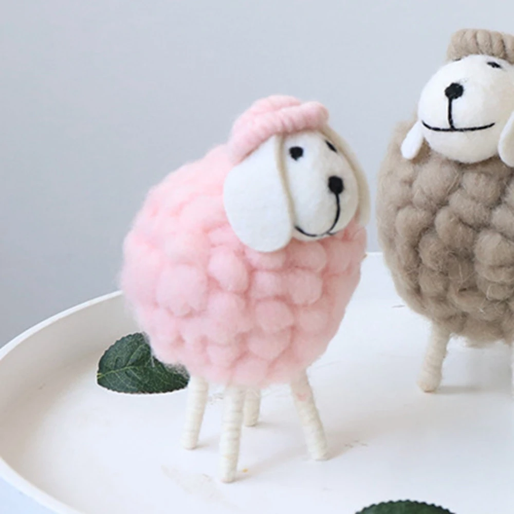 Decoration Crafts Lamb Birthday Kid Gift Miniatures Party Supplies Desktop Decor Mini Table Ornament Home Furnishings Figurines