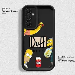 The Simpsons Family Matte Phone Case - Galaxy A12 4G 5G (UUANA01)