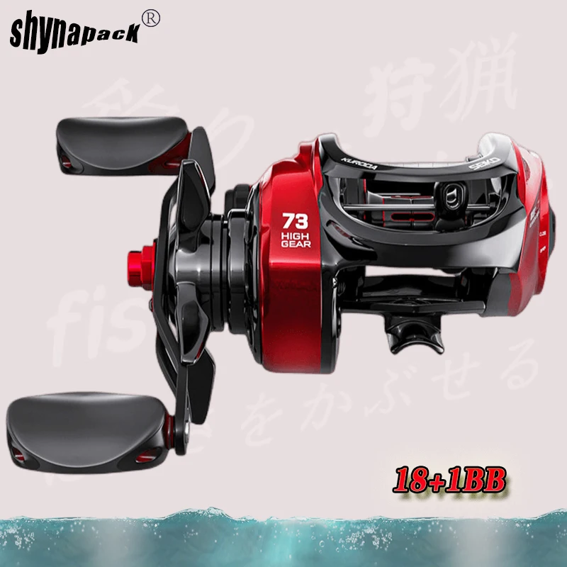 

Hot 2023 Metal Spool Baitcasting Reel 10Kg Max Drag High Speed Ratio Casting Fishing Reel 18+1Bb Reinforced Reel Carp Fishing