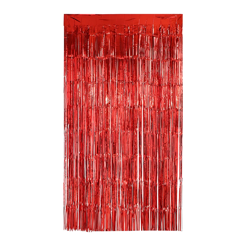 2M * 1M Party Hintergrund Metallic Folie Fringe Lametta Vorhang Erwachsene Kinder Geburtstag Party Hochzeit Decor Liefert baby Dusche – Detail 9