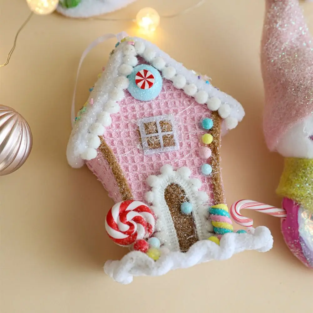 Cute Christmas Ice Cream Pendant Foam DIY Snowman Pony Ornaments Pink Realistic Christmas Tree Hanging Decoration