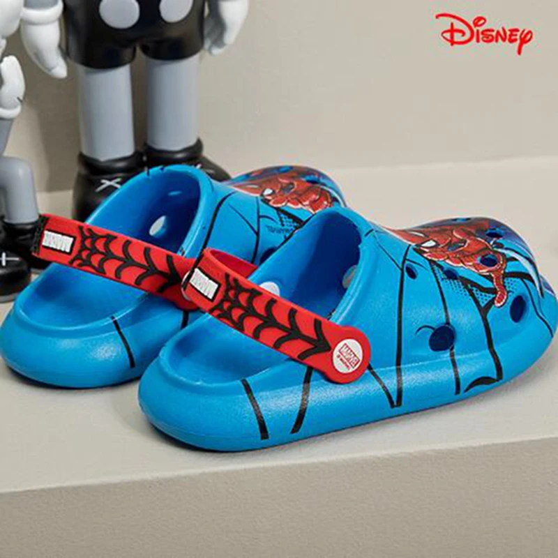 Kids Girls Baby Sandals Summer Slippers Boys Home Shoes Cartoon Spiderman Indoor Beach Sandals Children Bath Slipper Toddler