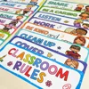 16 Pcs Classroom Rules Learning English Cards Bulletin Board Set Classroom Decor Behavior Rules Developing Teacher Teaching Aids 5