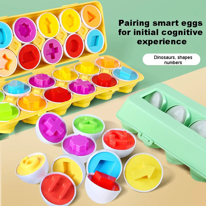 

Dinosaur Children's Early Education Matching Smart Egg 3-year-old 1 Detachable Imitation Egg Twisting Egg