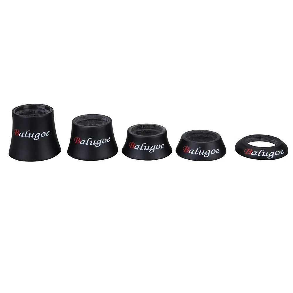 

All Carbon Fiber Bicycle Wrist Assembly Wrist Assembly Cover Horn Cover Ring Cone Washers Wrist Assembly Cover