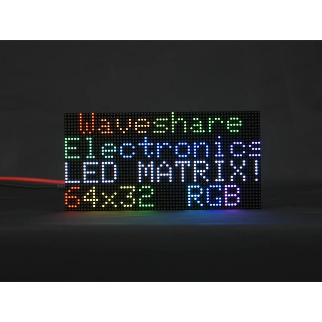 64x32 RGB LED Matrix - 6mm Pitch
