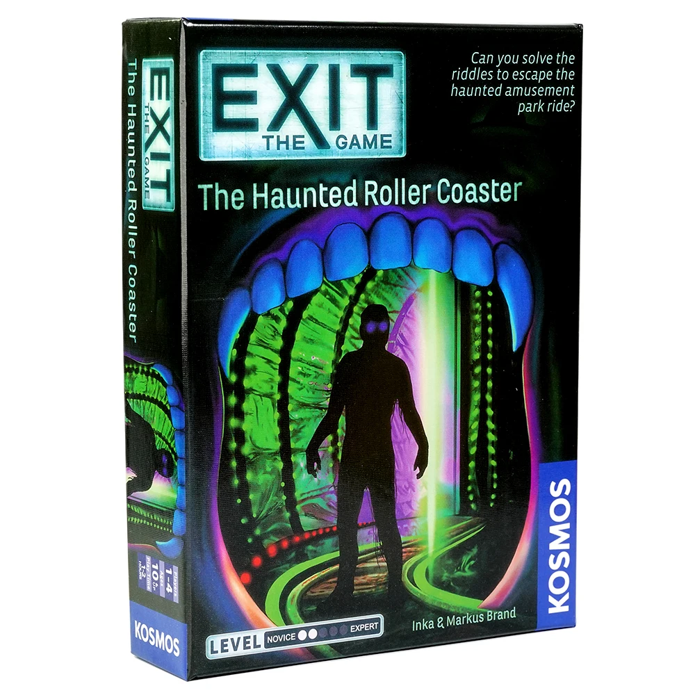 Exit Game The Abandoned Cabin The Haunted Roller Coaster Dead Man on The Orient Express The House of Riddles Card Board Game 4
