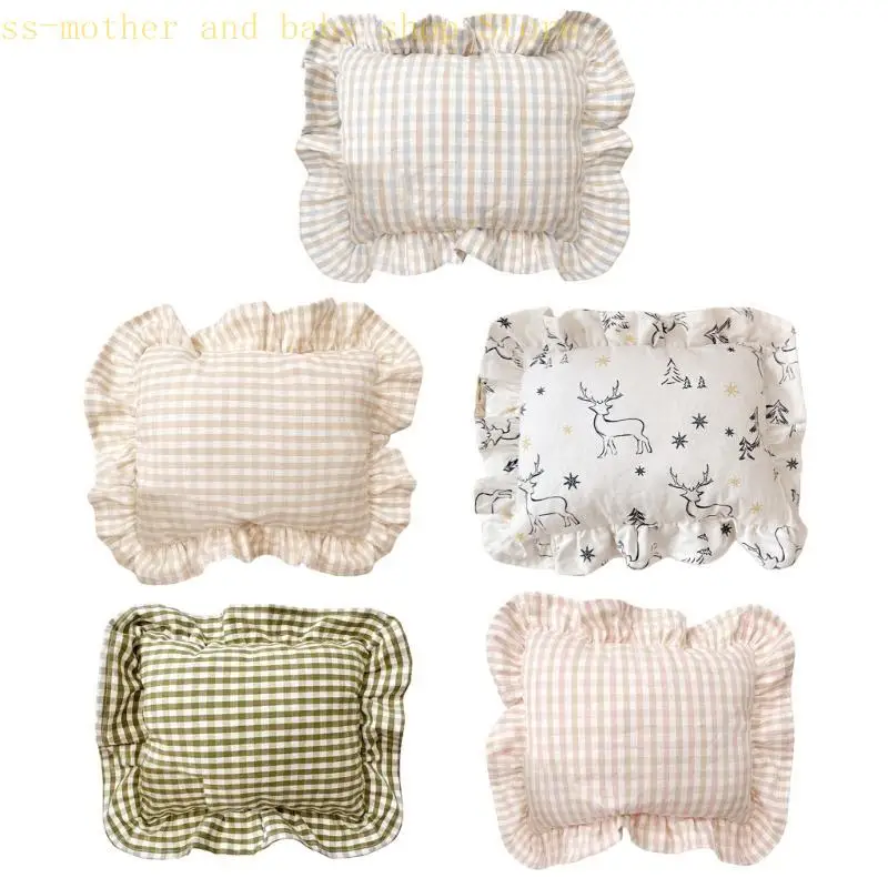 066B  작은 베개  수면 머리 지원 쿠션  편안한 베개 유모차를위한 보육 룸 장식