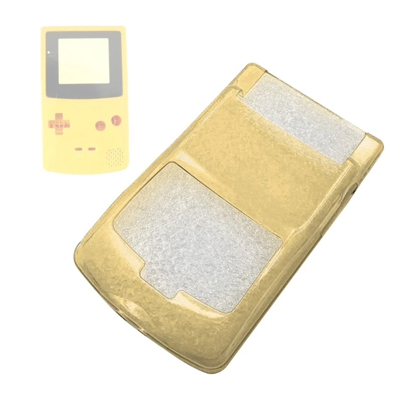 게임 보이 컬러 GBC 게임 콘솔 용 크리스탈 쉘 소프트 TPU 보호 커버, 충격 방지 보호 슬리브 53CF