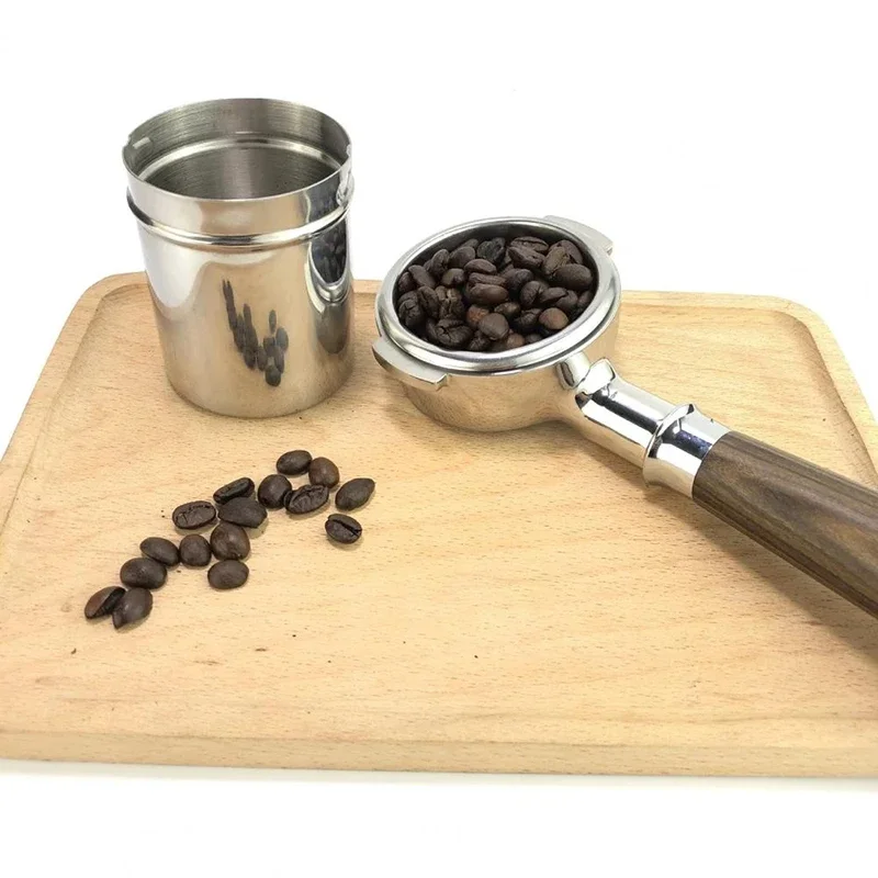 Stainless Steel Coffee Dosing Cup - Precision Powder Feeder
