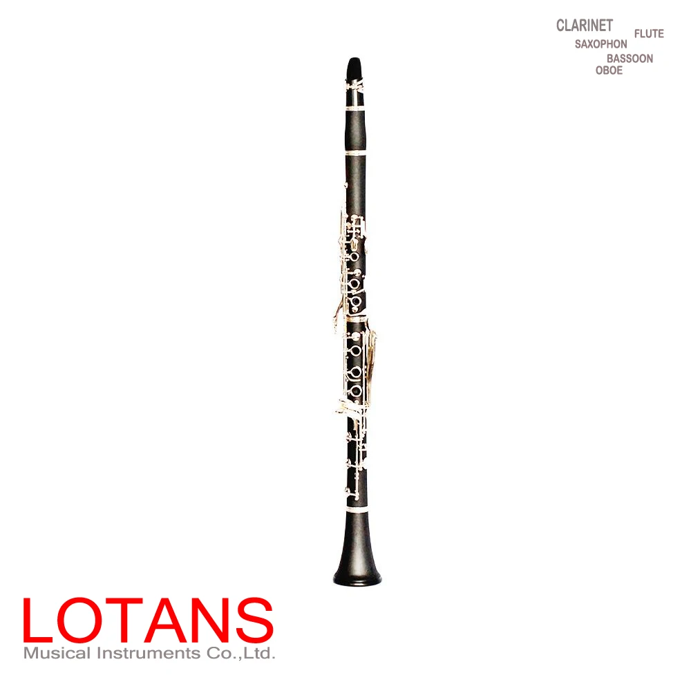 French System G Clarinet Hard Rubber Instrument