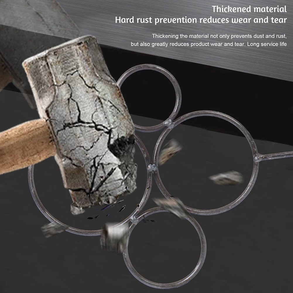Iron Ring Scalding Bottle Cutter Vases Bottle Remake Tool Round 4-Ring Design Hand and Anti-Scald and Antirust with Handle bottle cutter