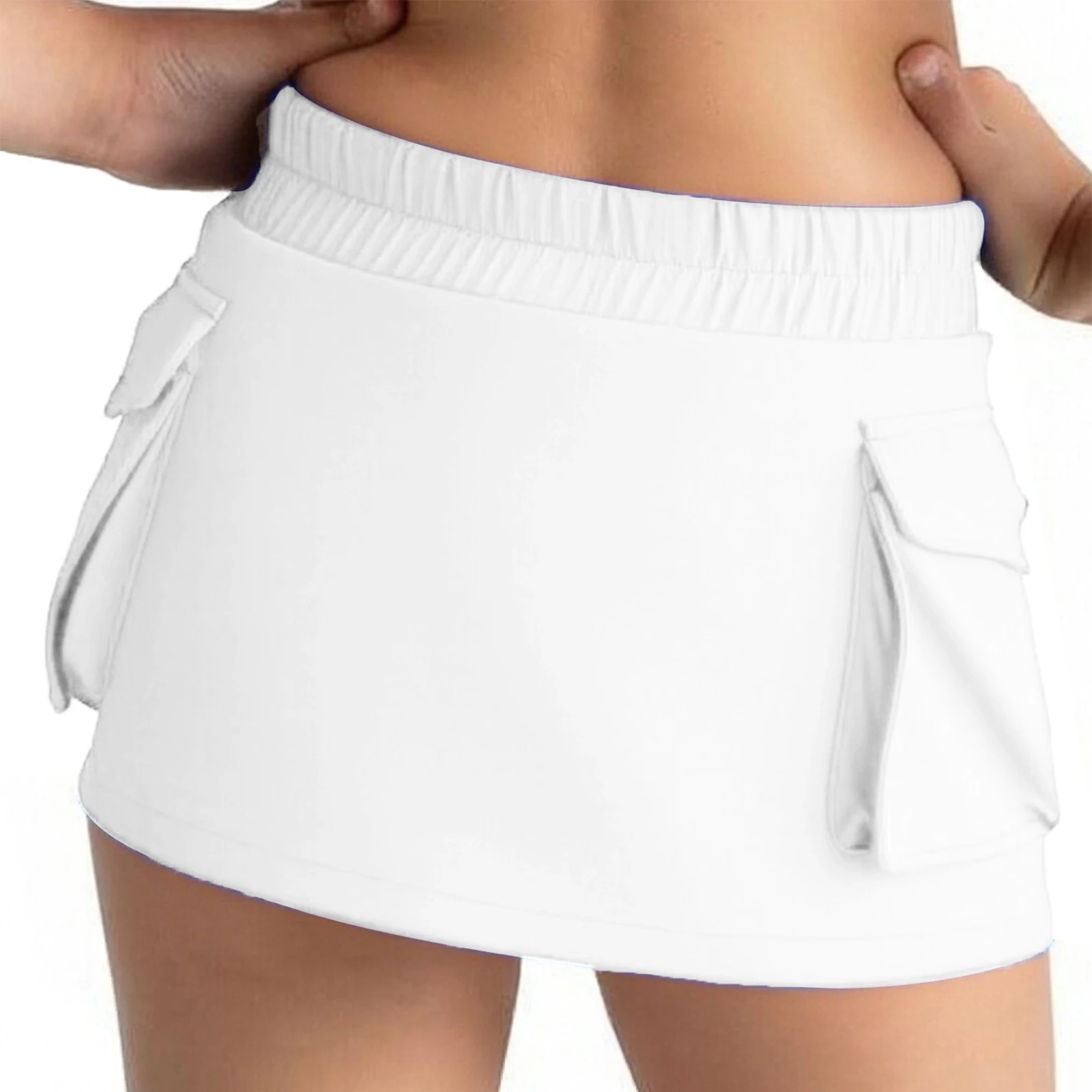 Girls Split Golf Tennis Sport Athletic Skirt Elastic Waistband Flap Pockets Skirts with Built-in Shorts Activity Outfits 6 Se125bd0c2da84b5b8a0154b2d2d91450O