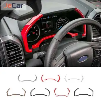 ABS Cruscotto Auto Strisce di Strumenti Trim Decorazione Della Copertura Adesivi Per Ford F150 F250 F350 2015 -2020 Accessori Per Interni Auto