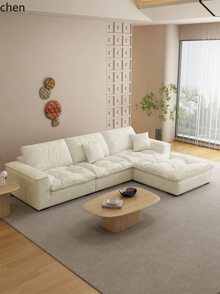 Canapé PYH moderne et minimaliste pour salon, double face, adapté aux appartements grands et petits, entièrement amovible et lavable