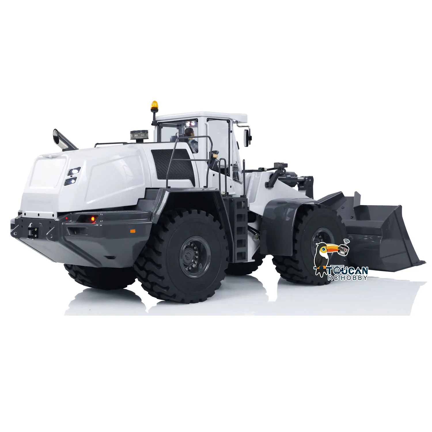 1/14 Metal 580 XDRC Hydraulic RC Loader RTR Remote Control Painted Finished Sound Light System Car High Low-Speed Toys for Boys 5