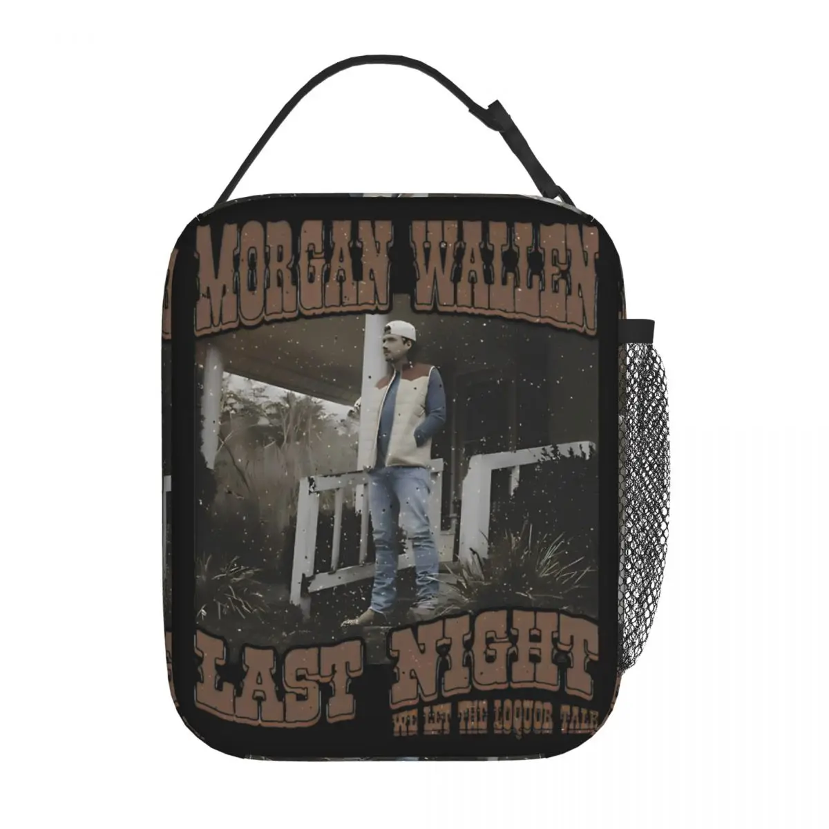 

Vintage Morgan WALLEN Cowgirl Country Accessories Insulated Lunch Bags For Picnic Food Box Portable Cooler Thermal Lunch Boxes