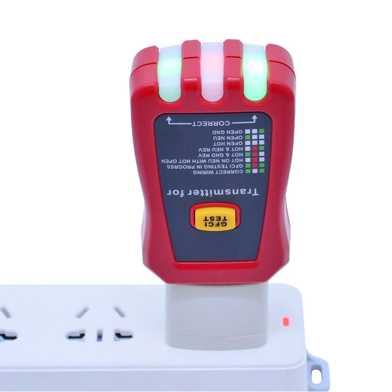 Xin Tester digital AC circuit tracer breaker finder + GFCI outlet receptacle socket tester 90-120V electrical breaker locator 4