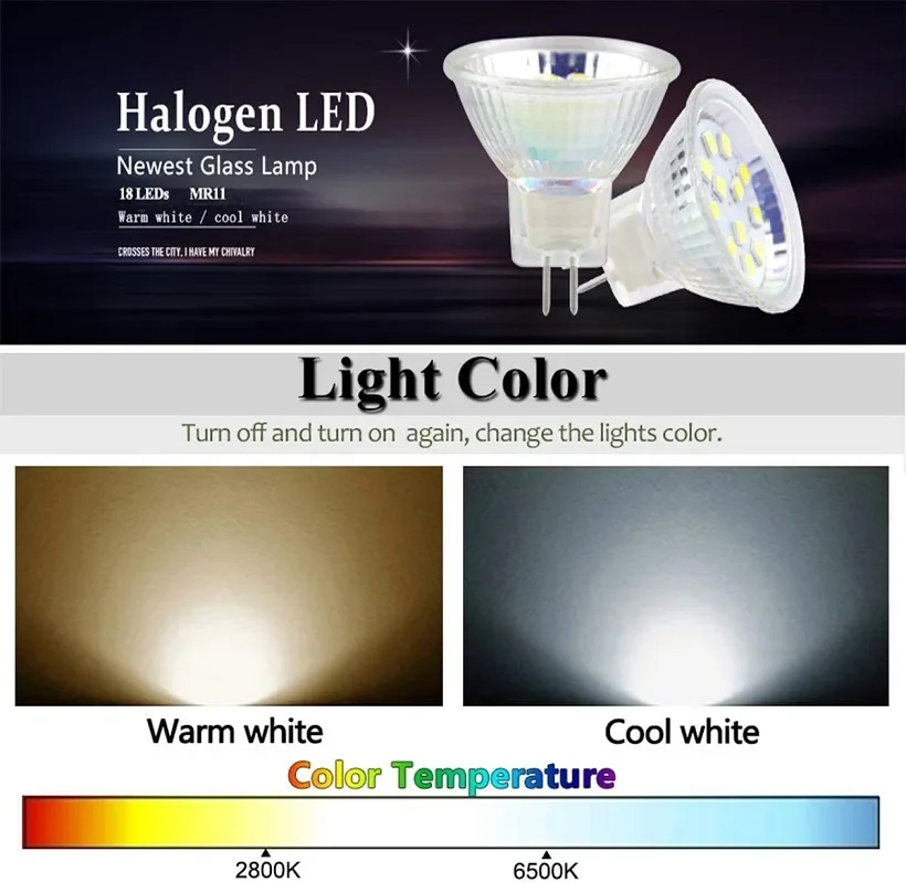 

MR11 LED Bulb 5W 18LED Halogen Bulbs 12V DC / AC LED Lamp Bulb Spotlight GU4 Bulb for Home Lighting