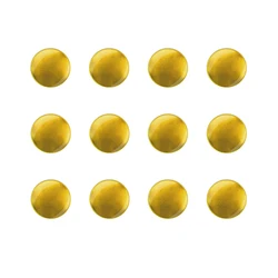 12pcs Universal Car Door Lock Screw Protector Cover Accessories (Metal gold)
