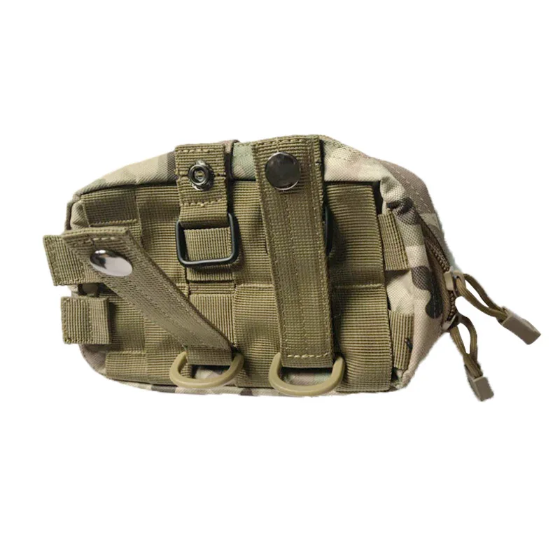 Molle Horizontal Admin tactical bag Compact 1000D Utility Edc Tool Gear Gadget Waist Bag Organizer Caming Molle Pouch 6
