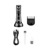 KM-1840 KEMEI's new full body waterproof electric fader barber with charging base multi-function shaving hair clipper 4