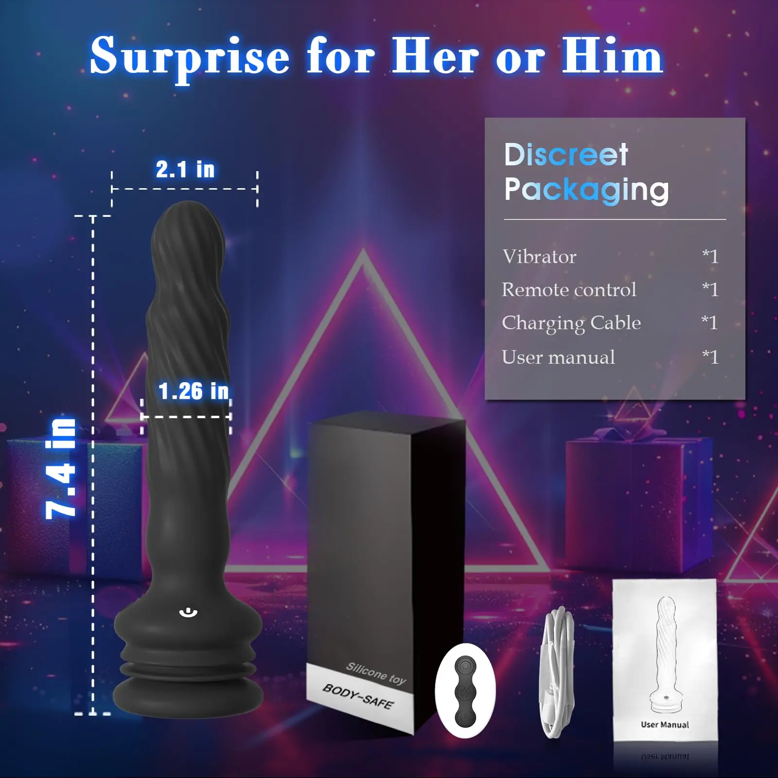 Remote Control Anal Vibrator Male Prostate Massager Wriggling Rotating Vibrating Anal Beads Adult Sex Toys With Suction Cup_voghion.com