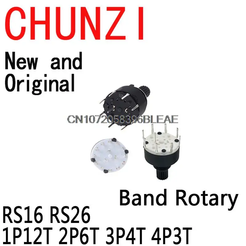 Selectable Band Rotary Channel Selector Switch Single Deck Rotary