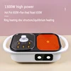 2 in 1 Non-Stick Shabu Pot and Griddle Multi Cookers BBQ Shabu Shabu Pot with Grill, Steaks, Ramen& Noodles,electric cooking pot 4