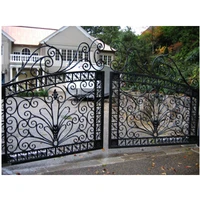 Hot Selling Iron Main Gate Designs Wrought Iron Gate Lock Iron Gate 1