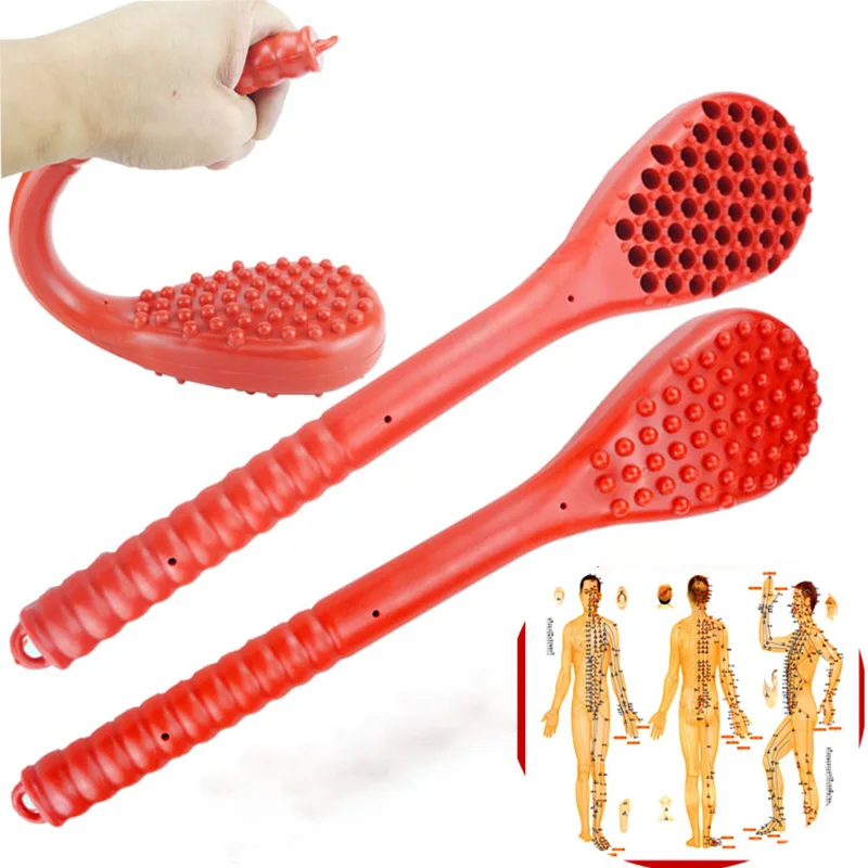 

Body Massage Hammer Pat Stick Acupoint Massager Body Back Therapy Meridian Knock Acupuncture Massage Tools Relaxation Treatment