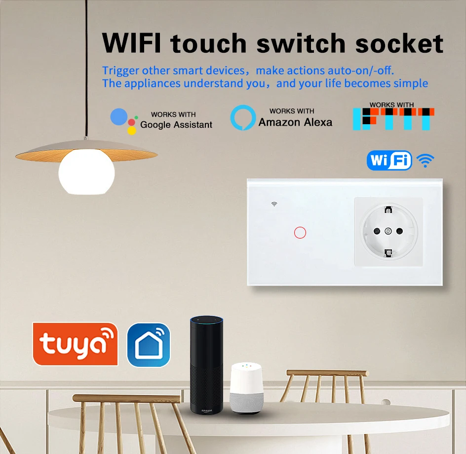 Soquete, USB Tipo C, Funciona com Alexa,