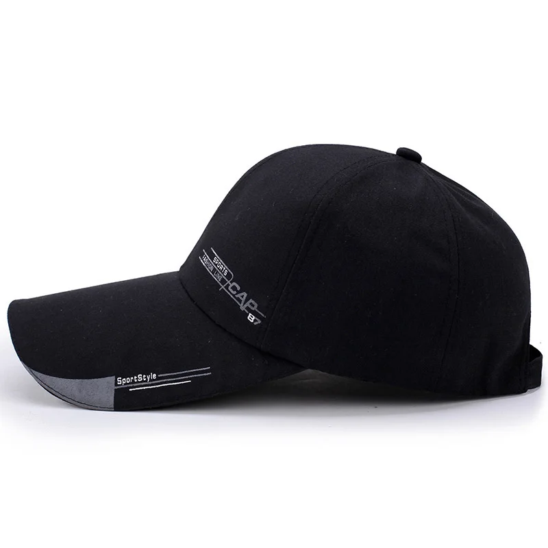 Hot Sale Bill For Men Women Extra Baseball Cap Cotton Visor Adjustable Outdoor Long Brim Fishing Sun Hat_voghion.com