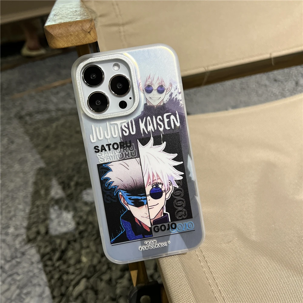 Japan Anime Jujutsu Kaisen Satoru Gojo Geto Suguru Phone Case For