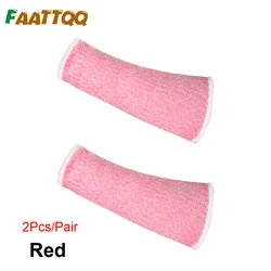 Enhanced Protective Arm Sleeves for Sensitive Skin - Cut Resistant and Durable for Work and Daily Protection (Red)