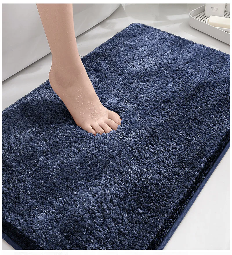 Description Picture 4 of itemSoft Absorbent Bathroom Mat Set Non-Slip Rug with Various Sizes, Thick Comfortable Mat for Bathtub, Bathroom, Home Decoration